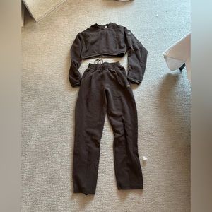 ALO Yoga Sweat Set XS & XXS